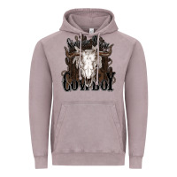 Vintage Zinc Simmer down Cowboy Vintage Hoodie - HowdyJamesFarm
