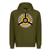 Army Green peevy and secord Premium Hoodie - lanVoArt