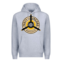 Heather Grey peevy and secord Premium Hoodie - lanVoArt
