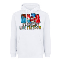 White tasted like freedom Heavyweight Hoodie - RacoonDesign