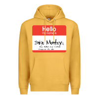 Mustard hello my name is inigo montoya [princess bride] Premium Hoodie - lanVoArt