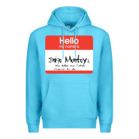 Ocean Blue hello my name is inigo montoya [princess bride] Premium Hoodie - lanVoArt