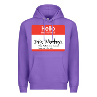 Purple hello my name is inigo montoya [princess bride] Premium Hoodie - lanVoArt