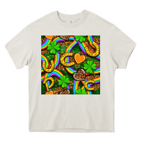 Cream St. Patricks rainbow seamless Heavy Core Tee - BundleAndBundleShop