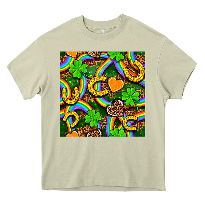 St. Patricks Rainbow Seamless Heavy Core Tee by BundleAndBundleShop | Teevron