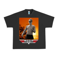 Pigment Black rooster topgun retro Urban Heavy Tee - lanVoArt