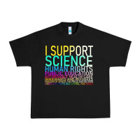 Black Hot Trend I Support Science Human Rights Public Education Urban Heavy Tee - lanVoArt