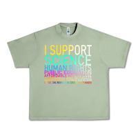 Oil Green Hot Trend I Support Science Human Rights Public Education Urban Heavy Tee - lanVoArt