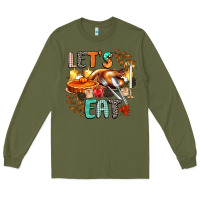 Army Green lets eat Long Sleeve Tee - CowGirlArtShop