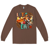 Chestnut lets eat Long Sleeve Tee - CowGirlArtShop