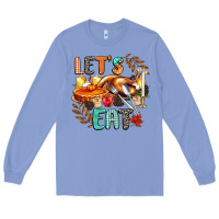 Colony Blue lets eat Long Sleeve Tee - CowGirlArtShop