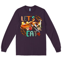 Plum lets eat Long Sleeve Tee - CowGirlArtShop