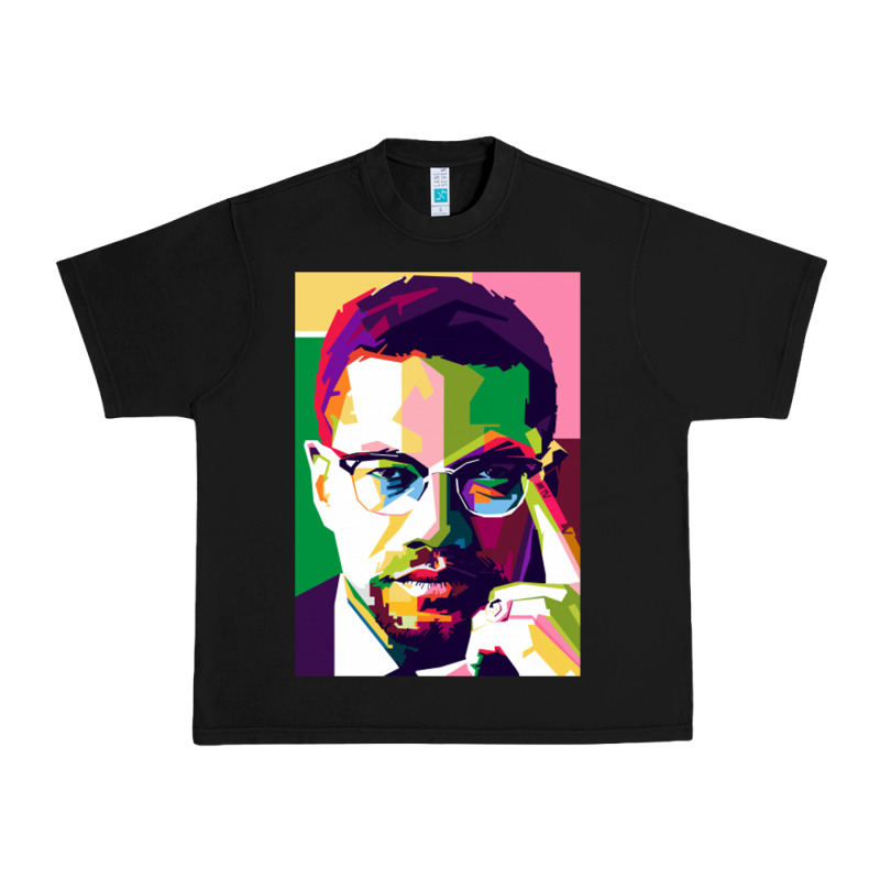 Malcolm X Urban Heavy Tee by lanVoArt | Teevron