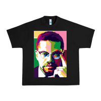 Black malcolm x Urban Heavy Tee - lanVoArt