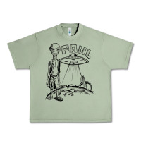 Oil Green the alien paul Urban Heavy Tee - lanVoArt