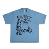 Pebble Blue the alien paul Urban Heavy Tee - lanVoArt
