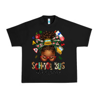 Black school bus driver afro messy bun Urban Heavy Tee - texasbilliewilder