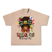 Burro school bus driver afro messy bun Urban Heavy Tee - texasbilliewilder