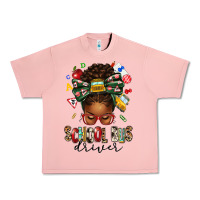 Salmon school bus driver afro messy bun Urban Heavy Tee - texasbilliewilder