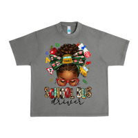 Tornado school bus driver afro messy bun Urban Heavy Tee - texasbilliewilder