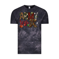 Cloud Black Christmas Army wife Vintage Tee - NancyCooperArtShop