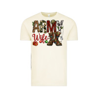 Vintage Arctic Christmas Army wife Vintage Tee - NancyCooperArtShop