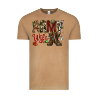 Vintage Camel Christmas Army wife Vintage Tee - NancyCooperArtShop