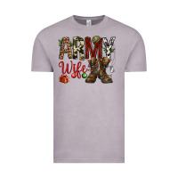 Vintage Zinc Christmas Army wife Vintage Tee - NancyCooperArtShop
