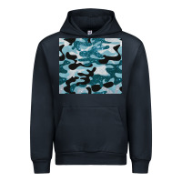 Navy blue camouflage glitter Urban Hoodie - BarkalooDesign