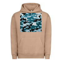 Pigment Burro blue camouflage glitter Urban Hoodie - BarkalooDesign