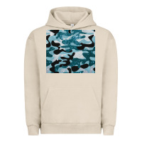 Pigment French Oak blue camouflage glitter Urban Hoodie - BarkalooDesign