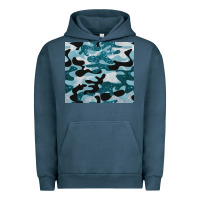 Pigment Midnight Navy blue camouflage glitter Urban Hoodie - BarkalooDesign
