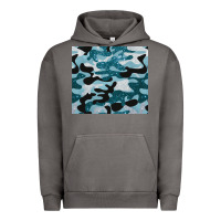 Pigment Tornado blue camouflage glitter Urban Hoodie - BarkalooDesign