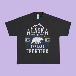 Alaska The Last Frontier Shirt   Adventure Alaskan Home Gift T Shirt Urban Heavy Tee Designed By Lanvoart