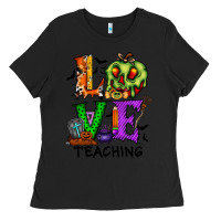 Black love taching halloween Ladies Tee - RacoonDesign
