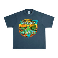 Midnight Navy sunshine & lakewater Urban Heavy Tee - JahusDesignShop