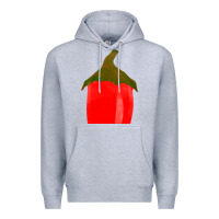 Heather Grey Chilli Pepper Fa Element Premium Hoodie - FaDigitalArtStudio