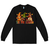 Black tis the season gnomes Long Sleeve Tee - CowGirlArtShop