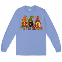 Colony Blue tis the season gnomes Long Sleeve Tee - CowGirlArtShop