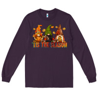 Plum tis the season gnomes Long Sleeve Tee - CowGirlArtShop