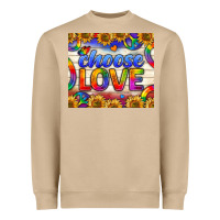 Western Choose Love Tumbler Heavyweight Sweatshirt | Teevron