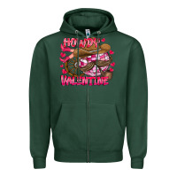 Sports Green Howdy Valentine Zipper Hoodie - CowhideDigitalArt