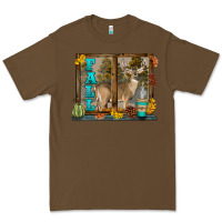 Cacao White Tailed Buck Fall Premium Tee - LillyAllenDesigns
