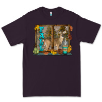 Plum White Tailed Buck Fall Premium Tee - LillyAllenDesigns