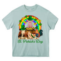 Arona St. Patrick's Day Farm Animal Png Heavy Core Tee - BundleAndBundleShop