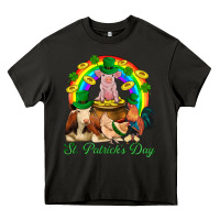 St. Patrick's Day Farm Animal Png Heavy Core Tee | Teevron
