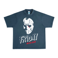 Midnight Navy friday the 13th friday i'm in love vintage style horror halloween t sh Urban Heavy Tee - lanVoArt
