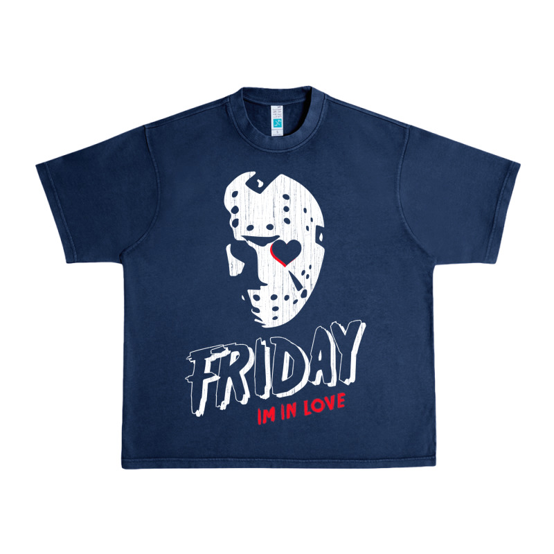 Friday The 13th Friday I'm In Love Vintage Style Horror Halloween T Sh Urban Heavy Tee by lanVoArt | Teevron