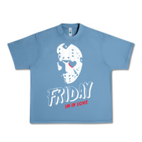 Pebble Blue friday the 13th friday i'm in love vintage style horror halloween t sh Urban Heavy Tee - lanVoArt