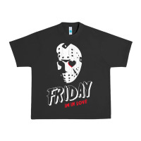 Pigment Black friday the 13th friday i'm in love vintage style horror halloween t sh Urban Heavy Tee - lanVoArt